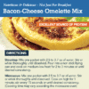 Bacon Cheese Omelette Mix - Instructions