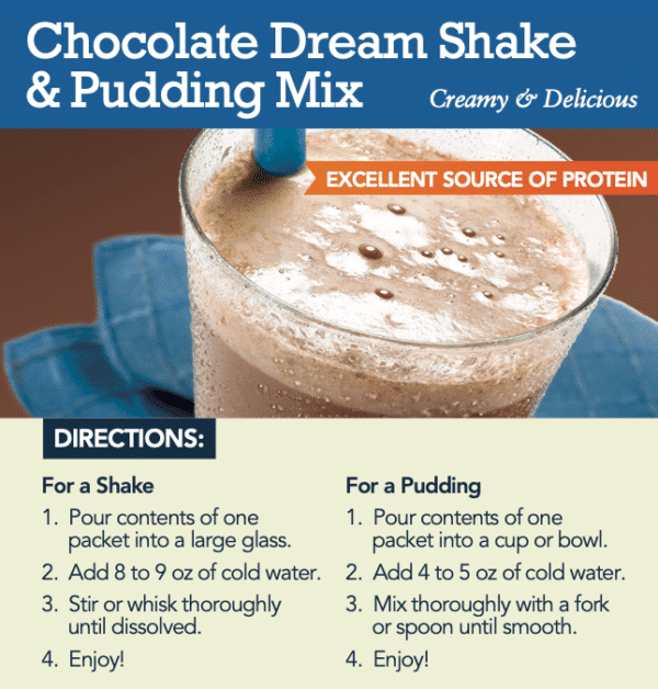 Chocolate Dream Shake - Instructions