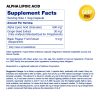Alpha Lipoic Acid Supplement Facts