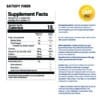 Satisfy Fiber Supplement Facts