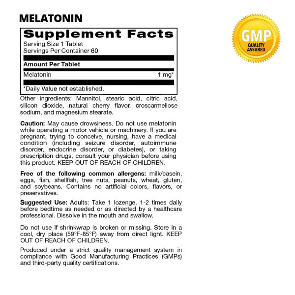 Melatonin Supplement Facts