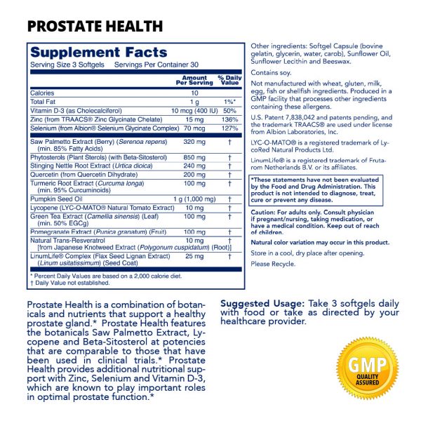 Prostate Health Supplement