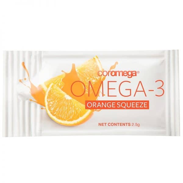 Coromega Omega-3 Orange Squeeze Supplement