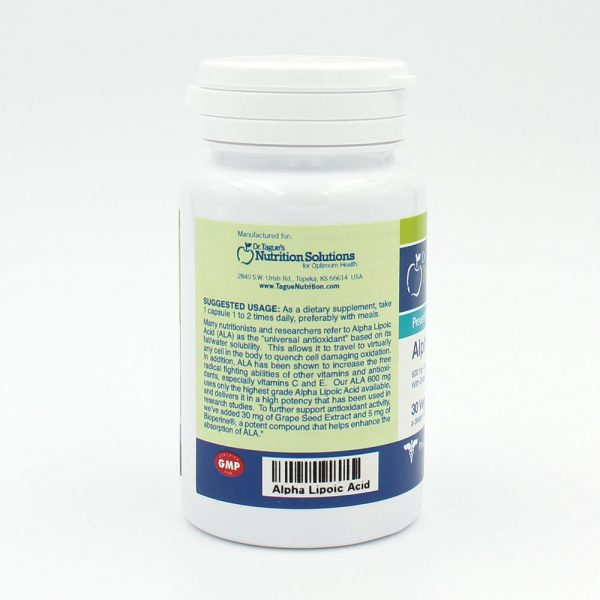 Alpha Lipoic Acid (30 Capsules) (30 Day Supply)