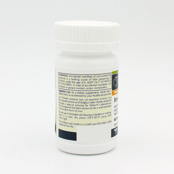 Iron Chelate (60 Tablets) (30 Day Supply)