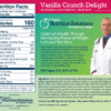 Vanilla Crunch Delight Bar Nutrition Facts