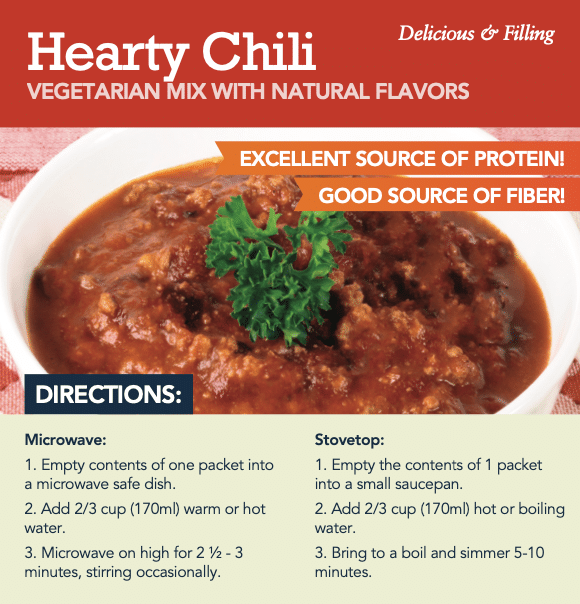 Hearty Chili - Instructions