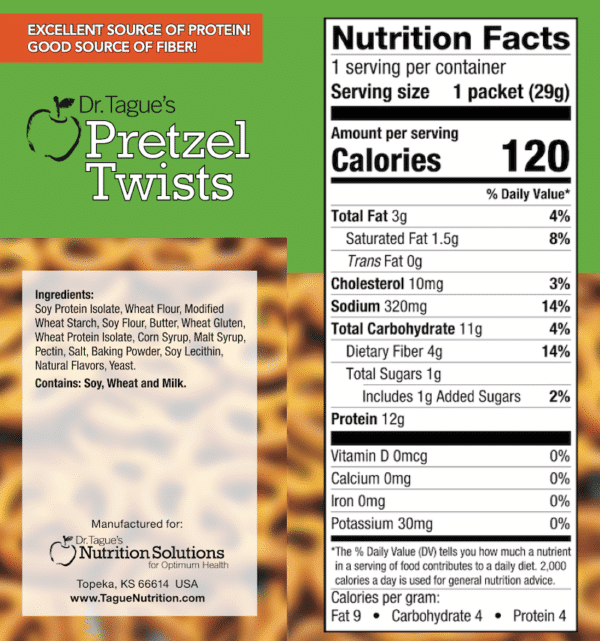 Pretzels - Nutrition Facts
