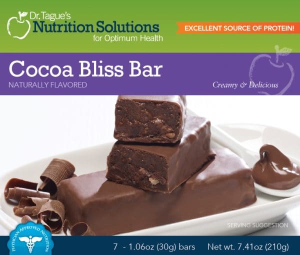 Dr. Tague's Nutrition Solutions Cocoa Bliss Bar