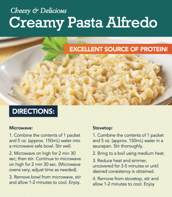 Creamy Pasta Alfredo - Instructions