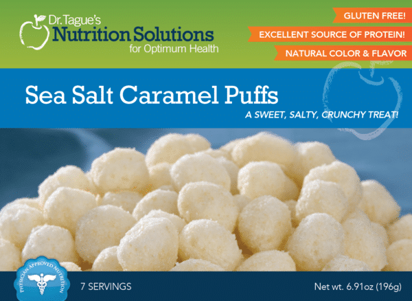 Dr. Tague's Sea Salt Caramel Puffs - Package