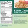 Dr. Tague's Ranch Chips - Ingredients & Nutrition Facts