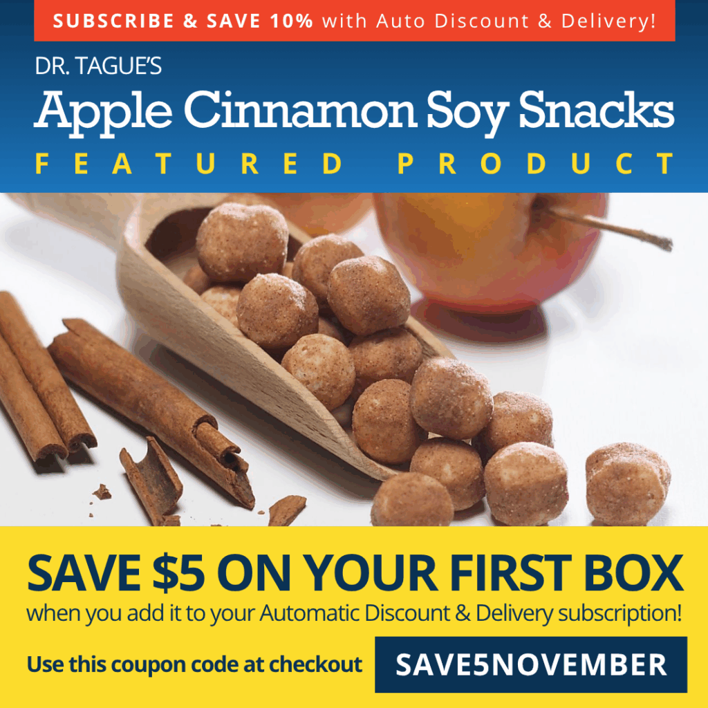 Featured Product - Apple Cinnamon Soy Snacks